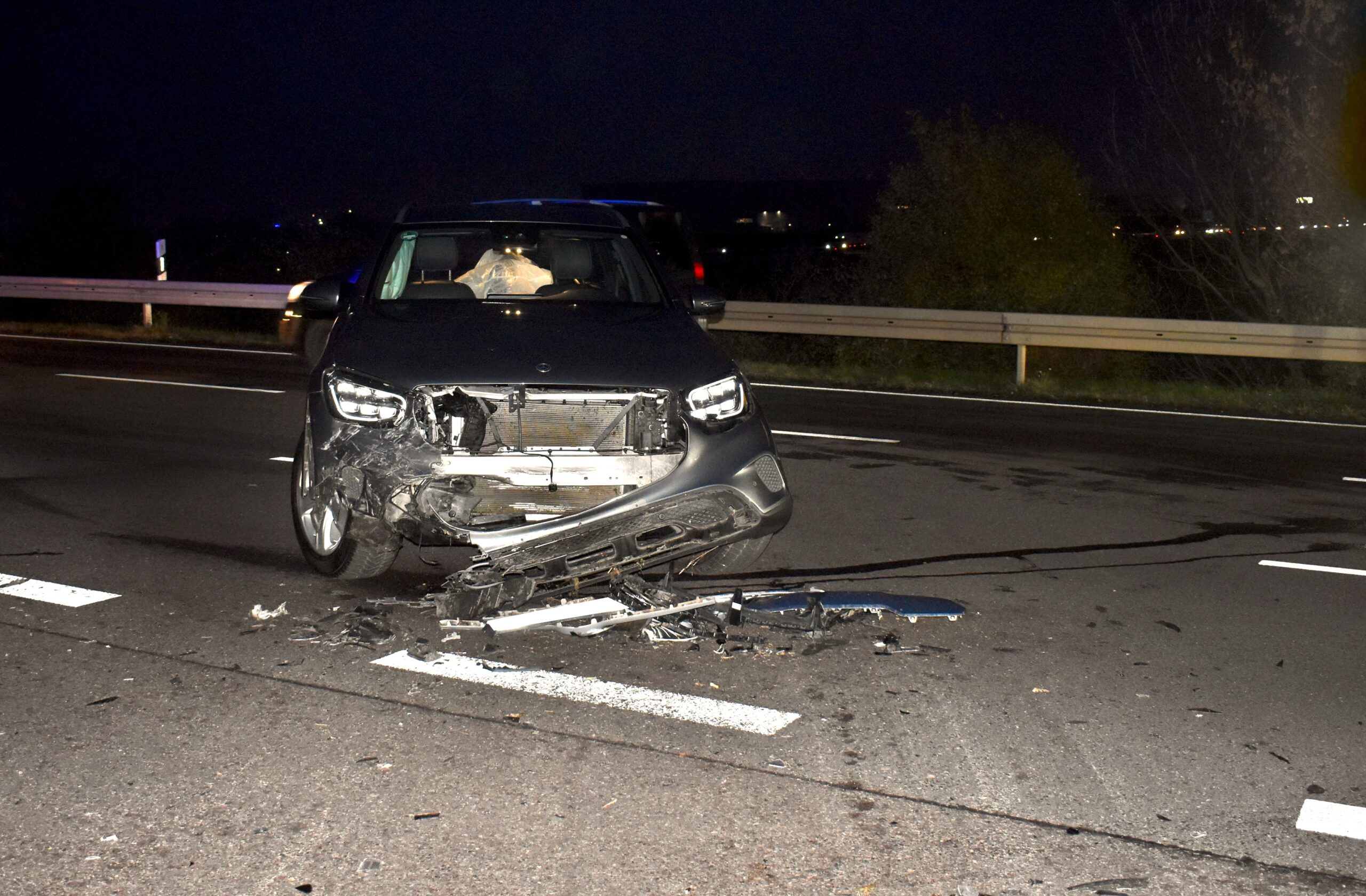 Unfall auf B71 bei Ebendorf zur Auffahrt A2 - Gegenverkehr übersehen